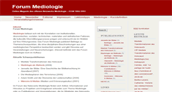 Desktop Screenshot of mediologie.avinus.de