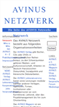 Mobile Screenshot of netzwerk.avinus.de