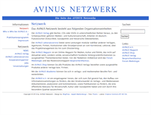 Tablet Screenshot of netzwerk.avinus.de